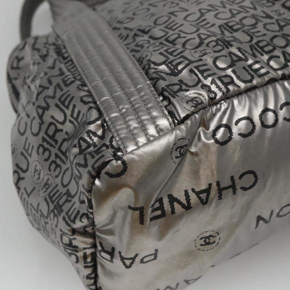 CHANEL Unlimited Tote Bag Nylon Silver CC Auth BA586 - Picture 16 of 16